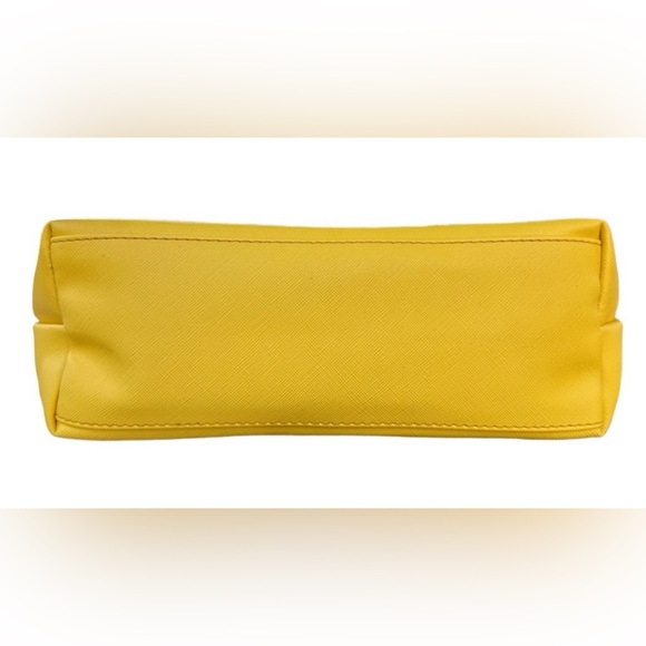 Marc Tetro NWT Yellow Black Dachshund Zippered Cosmetic Travel Bag (P027) - Picture 5 of 6